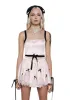 Sweet Kiss Satin Crop Top sold by Dolls Kill