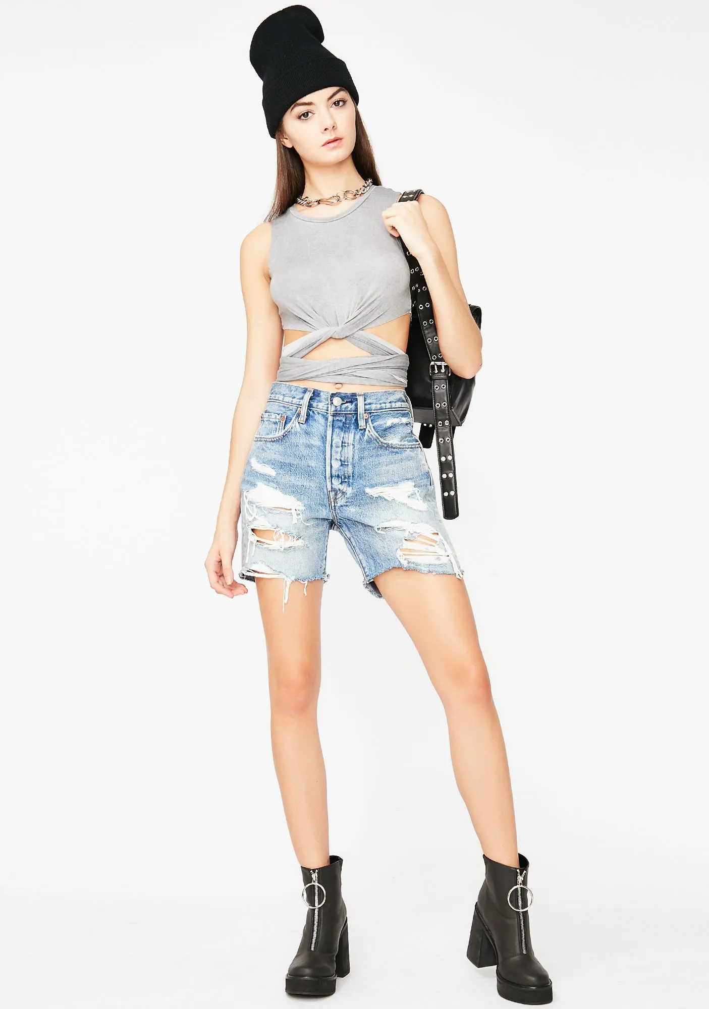 Trap Queen Wrap Tank Top sold by Dolls Kill product image thumbnail 2