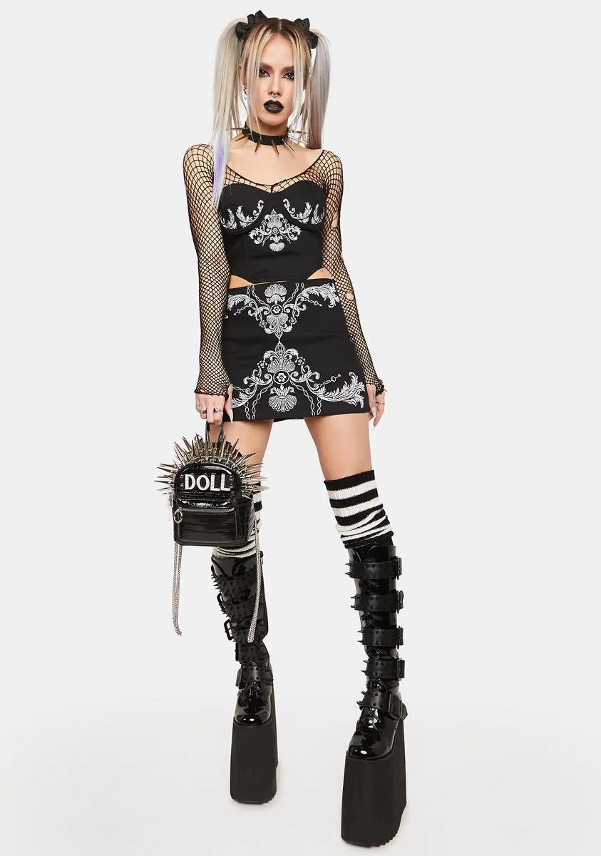 At The Gates Bustier Top sold by Dolls Kill product image thumbnail 3