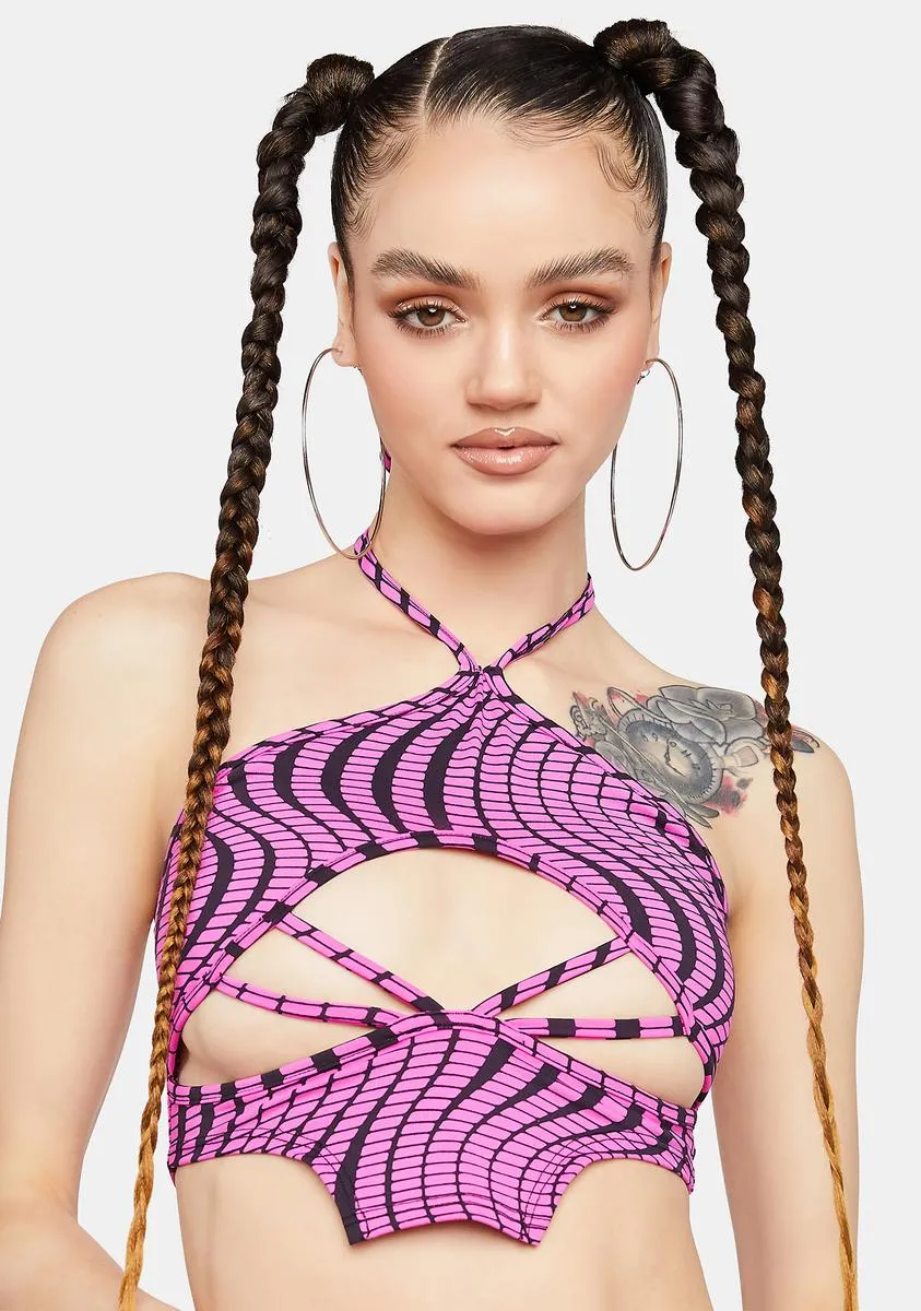 Shed My Skin Cut Out Top sold by Dolls Kill