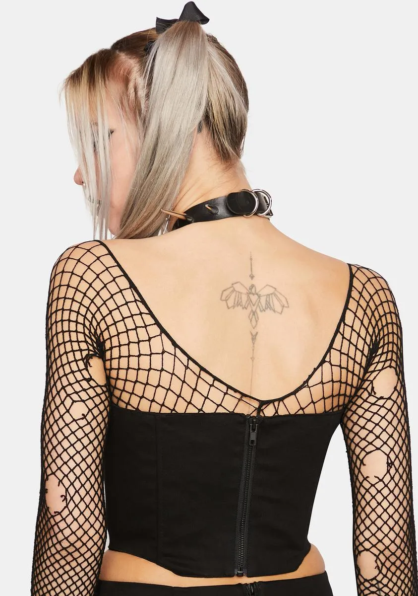 At The Gates Bustier Top sold by Dolls Kill product image thumbnail 4