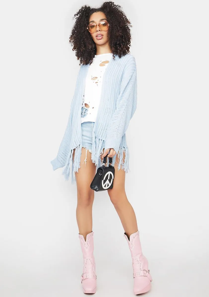 Powder So Unattainable Cardigan sold by Dolls Kill product image thumbnail 3