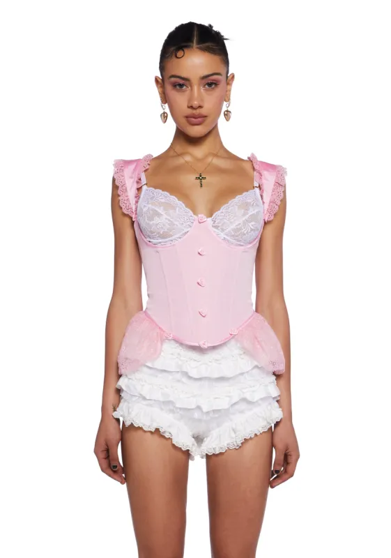 Courting Contrasts Underbust Corset sold by Dolls Kill