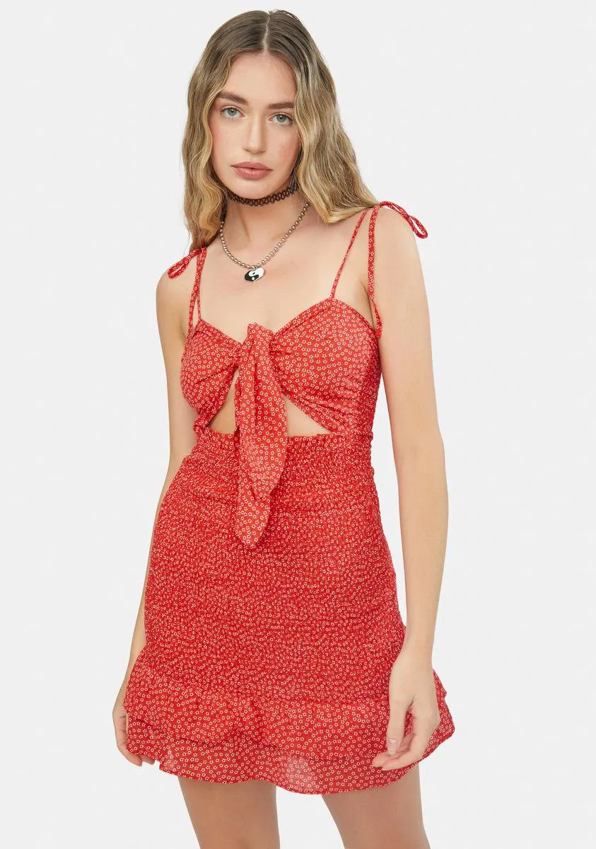 Seeking Changes Floral Mini Dress sold by Dolls Kill