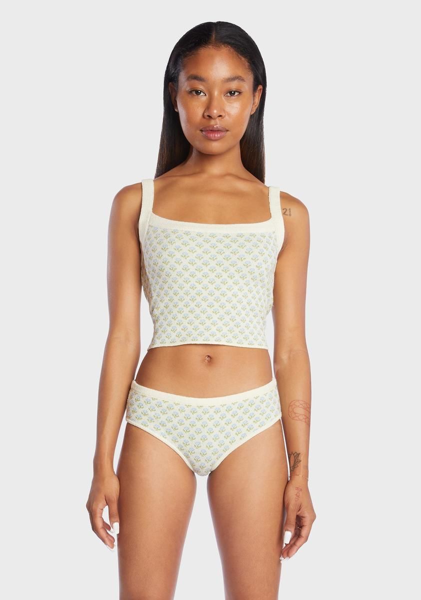 Little Flower Knit Camisole sold by Dolls Kill