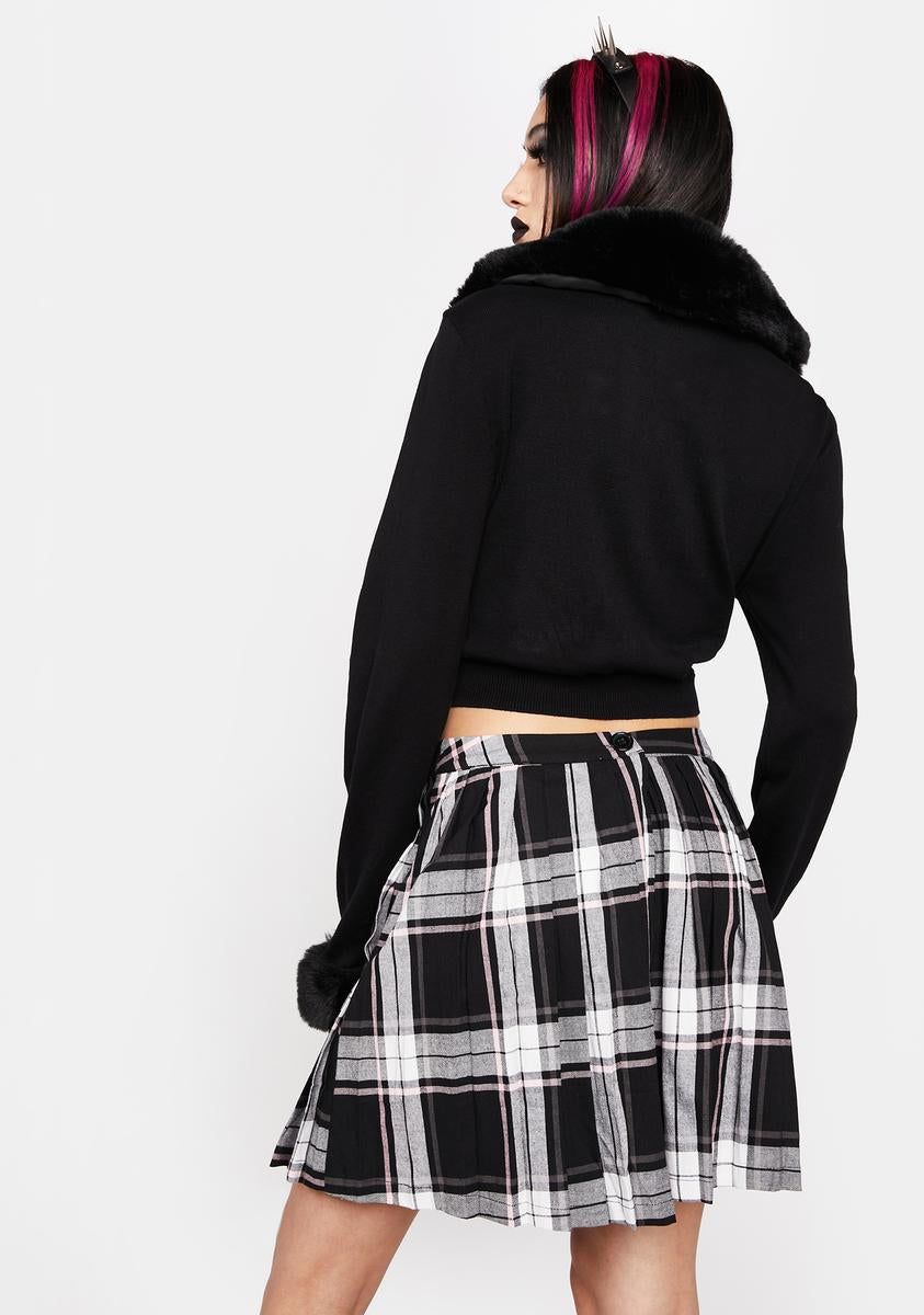 Nancy Pink Tartan Mini Skirt sold by Dolls Kill product image thumbnail 4