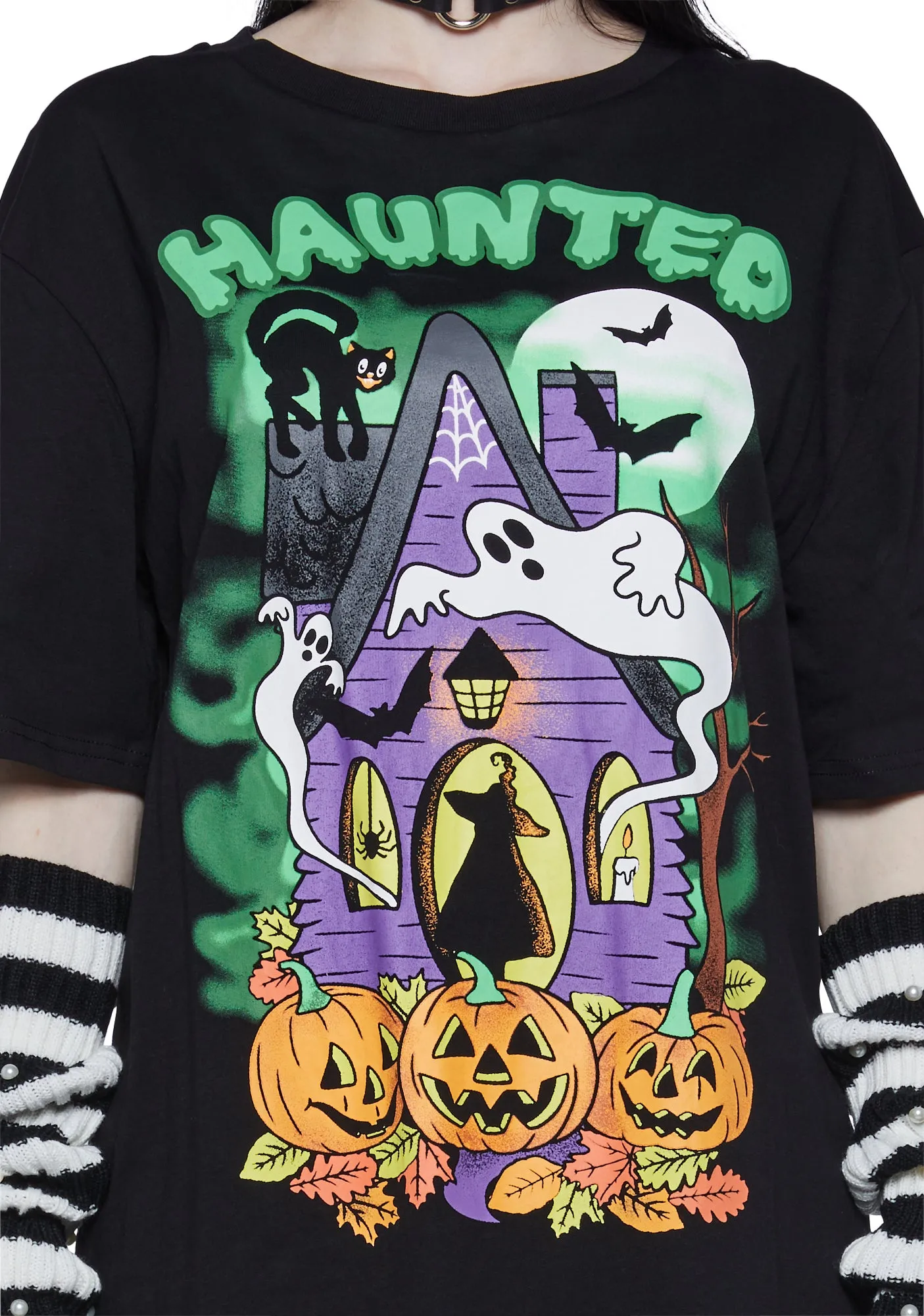 Spooks N' Spells Graphic Tee sold by Dolls Kill product image thumbnail 2