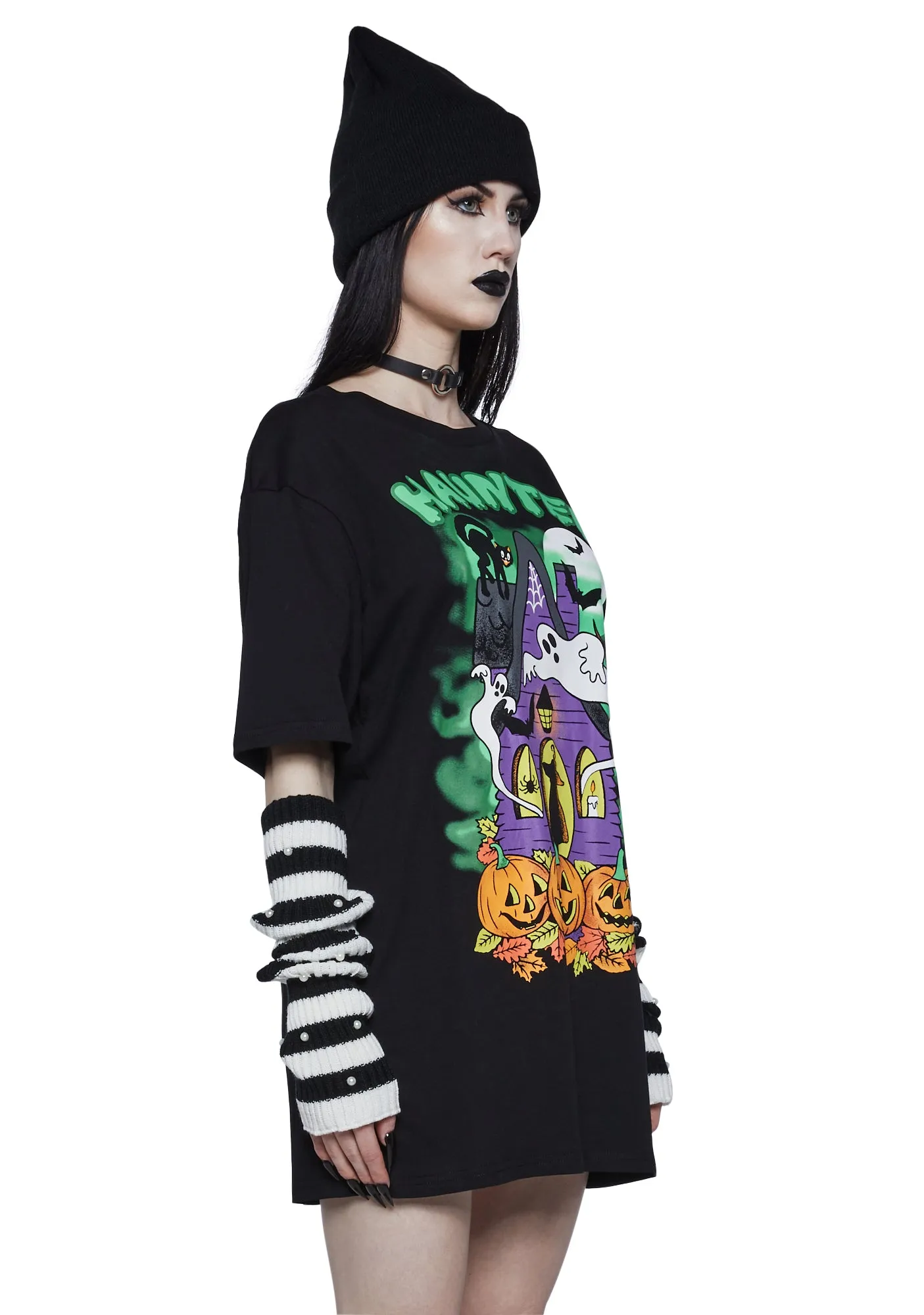 Spooks N' Spells Graphic Tee sold by Dolls Kill product image thumbnail 3