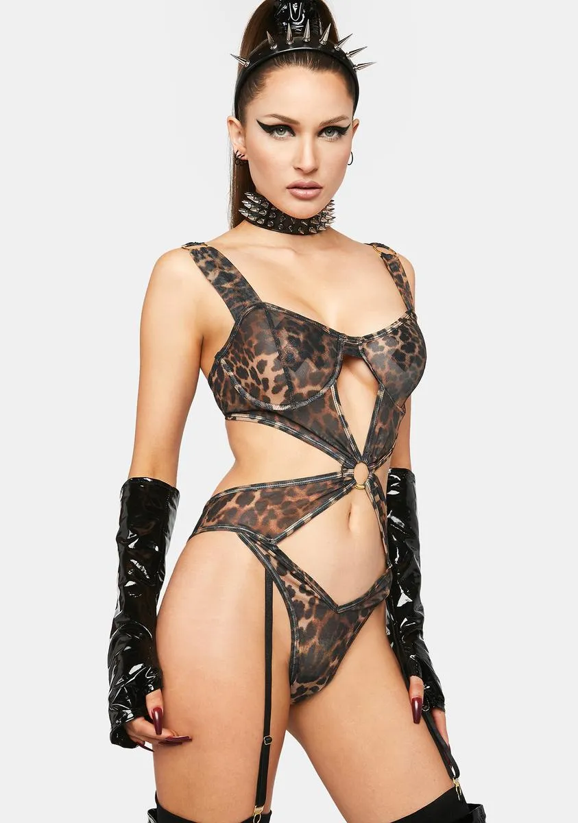 Spotlight On Me Leopard Print Teddy sold by Dolls Kill product image thumbnail 3