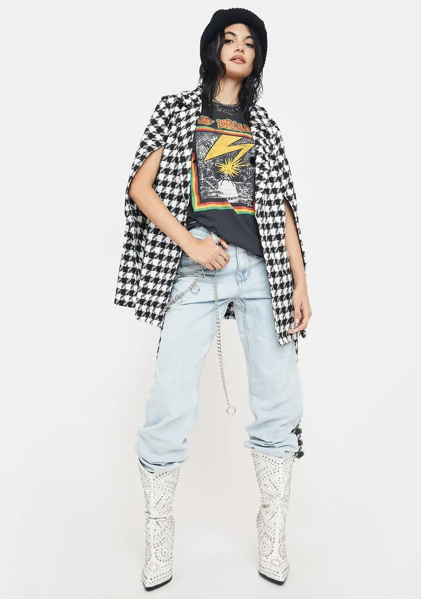 Don't Jinx It Houndstooth Jacket sold by Dolls Kill product image thumbnail 3