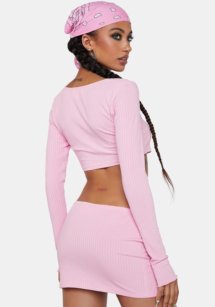 Candy Flirt Instinct Skirt Set sold by Dolls Kill product image thumbnail 4