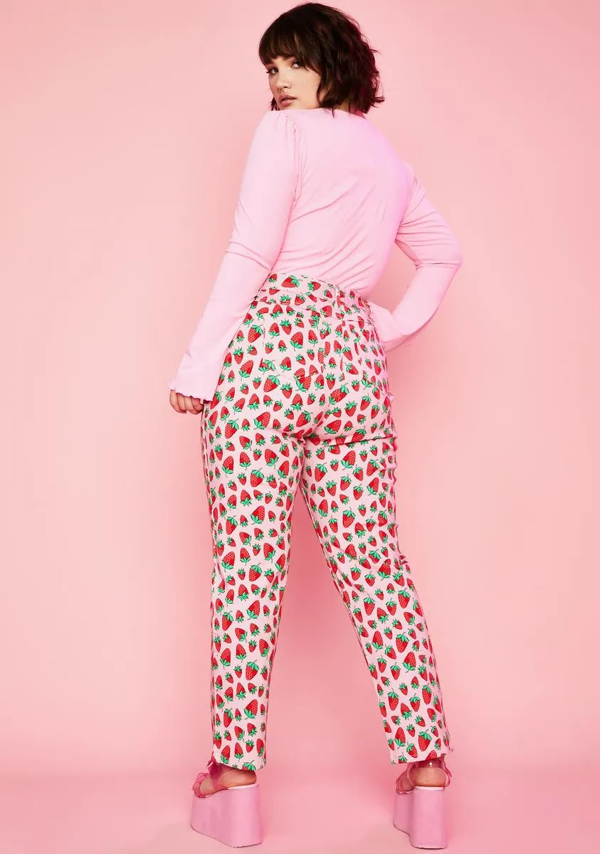 Plus Strawberry Fields Denim Jeans sold by Dolls Kill product image thumbnail 4