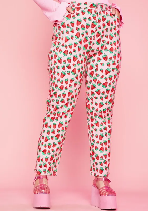 Plus Strawberry Fields Denim Jeans sold by Dolls Kill