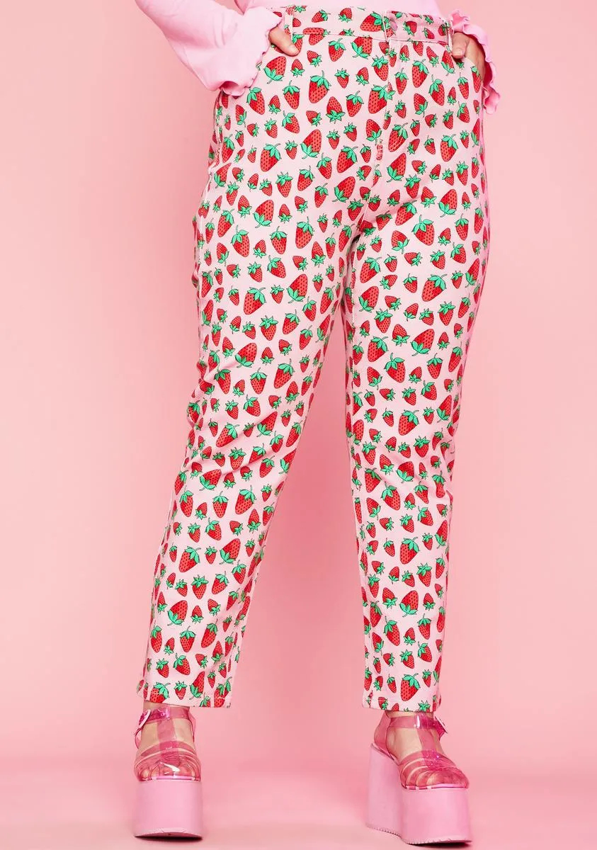 Plus Strawberry Fields Denim Jeans sold by Dolls Kill