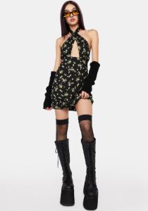 Moura Mini Dress sold by Dolls Kill