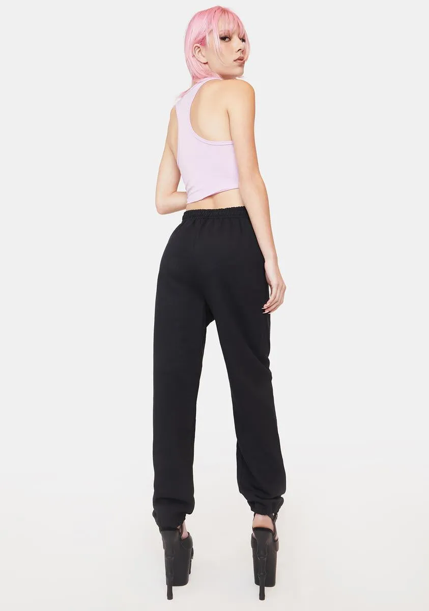 Evil Girl Graphic Sweatpants sold by Dolls Kill product image thumbnail 4