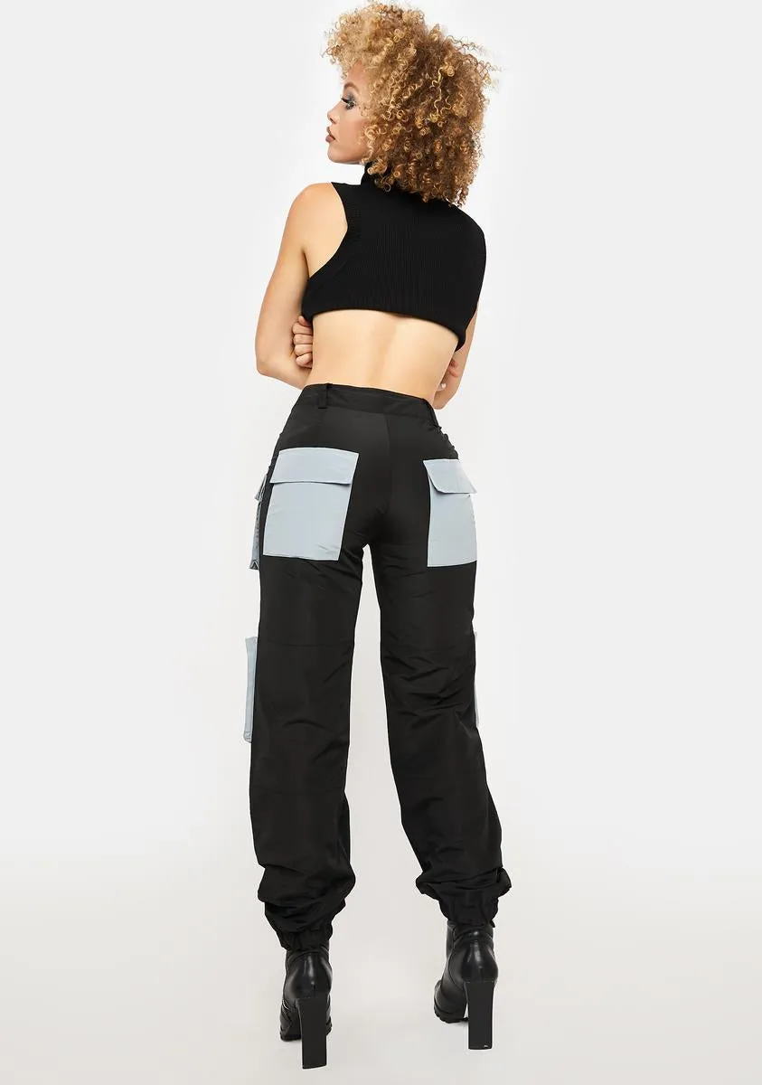 Stone Get Real Cargo Pants sold by Dolls Kill product image thumbnail 4