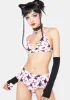 Furrocious Kitty Bikini Set sold by Dolls Kill