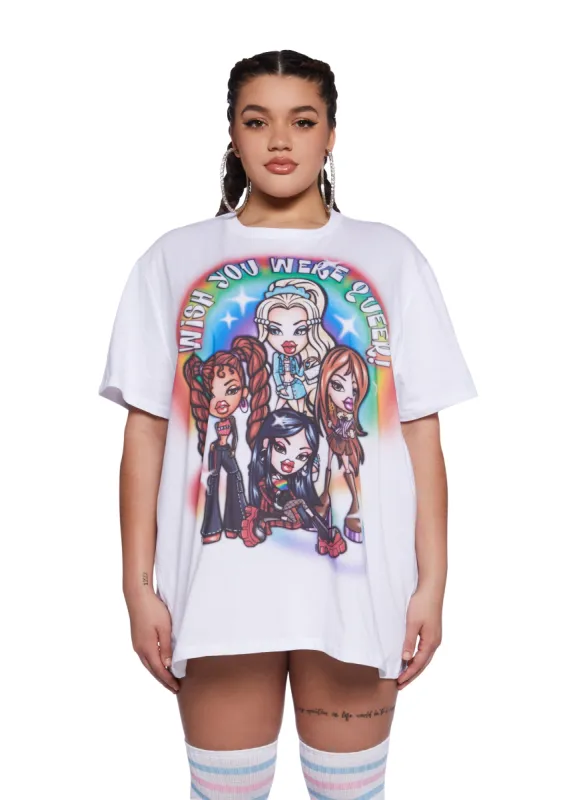 Plus Wish You Were Graphic Tee sold by Dolls Kill