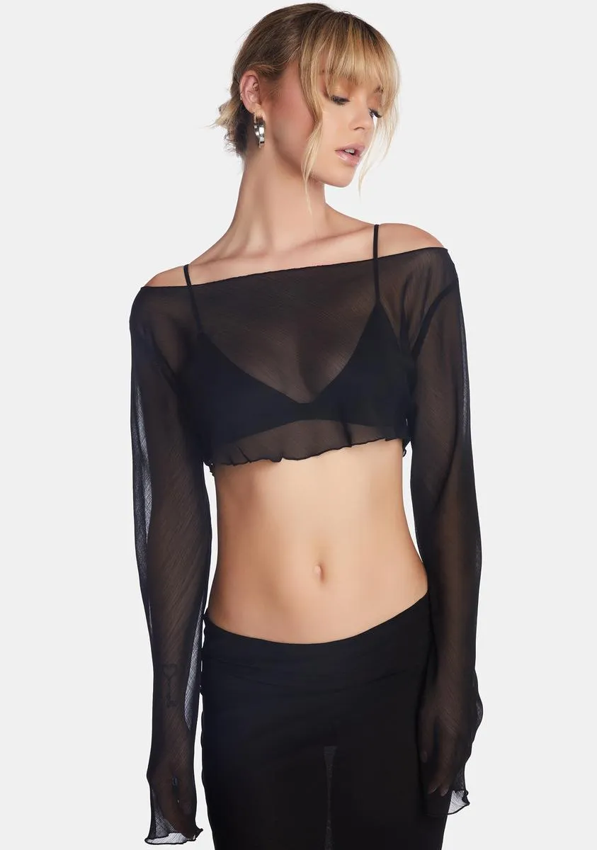 Devon Long Sleeve Top sold by Dolls Kill