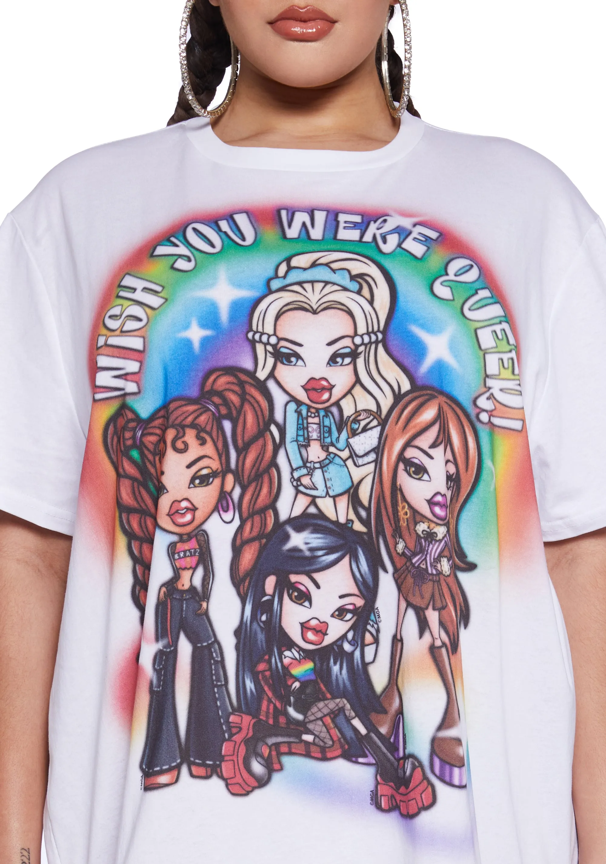 Plus Wish You Were Graphic Tee sold by Dolls Kill product image thumbnail 5