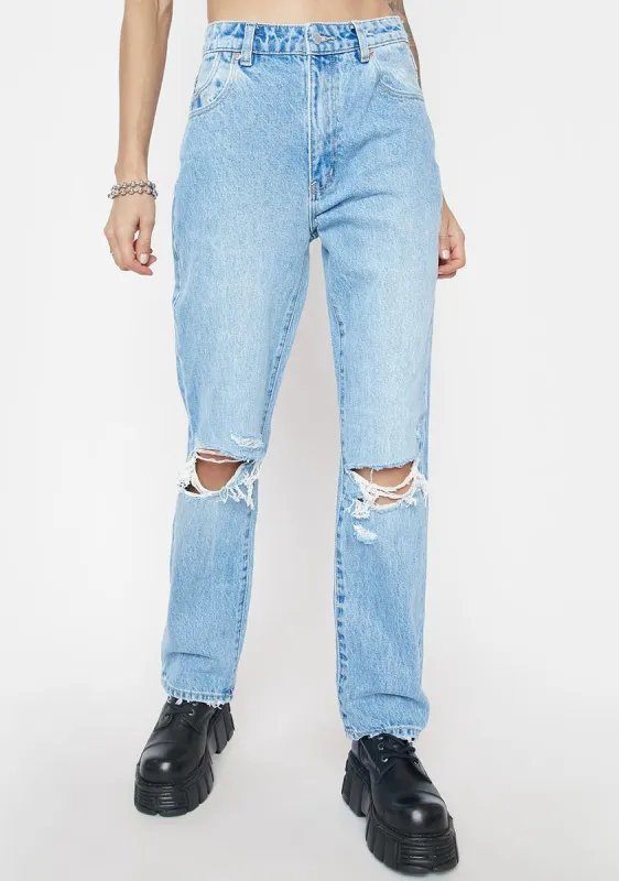 Byron Worn Original Straight Leg Jeans sold by Dolls Kill