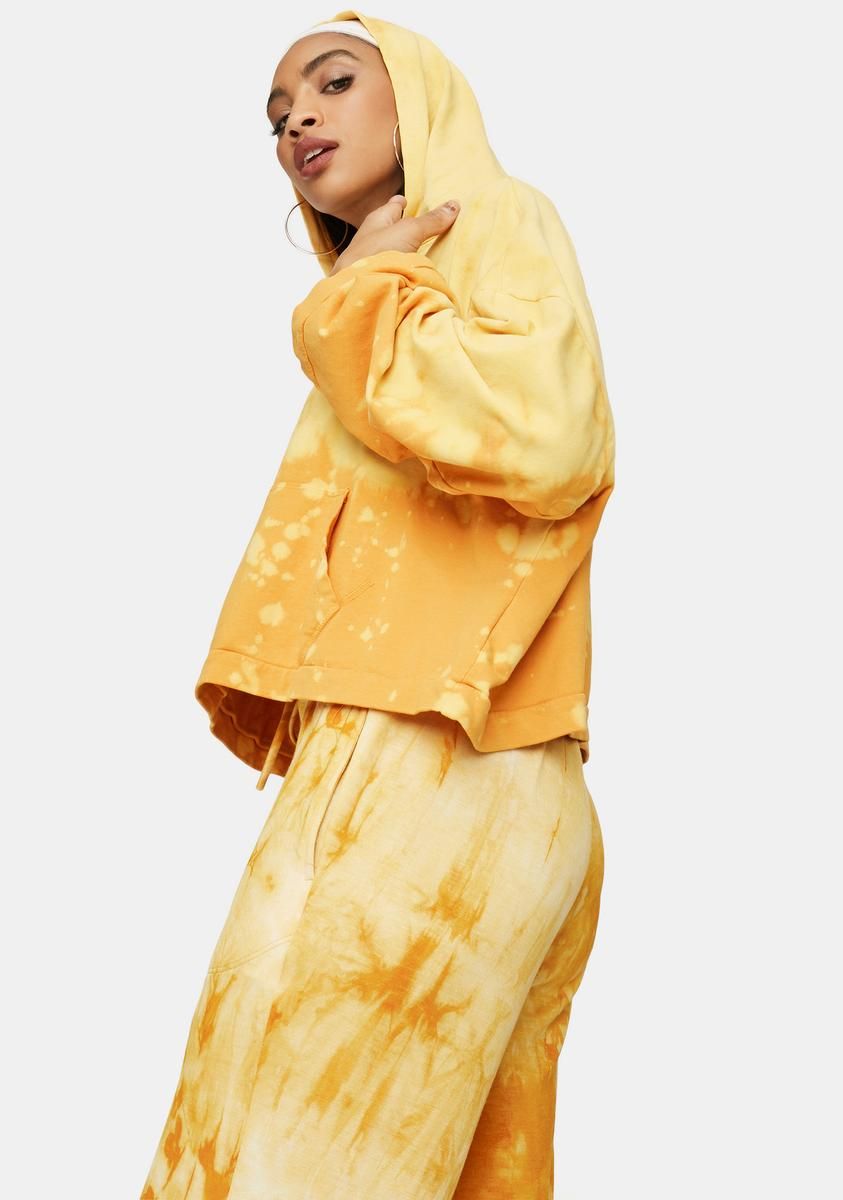 Riding High Tie Dye Knit Hoodie sold by Dolls Kill product image thumbnail 4