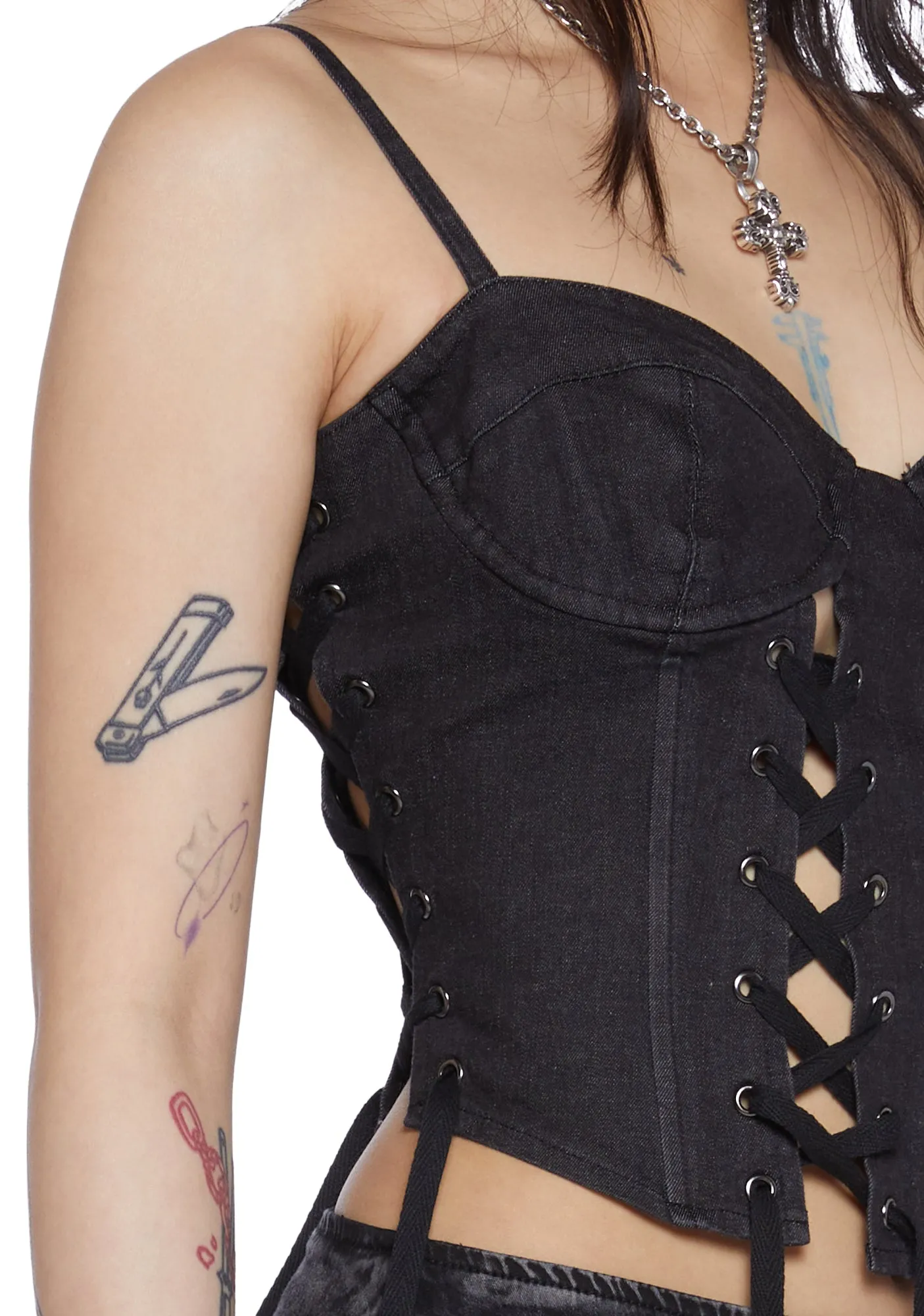 Rebel Soul Corset Top sold by Dolls Kill product image thumbnail 5