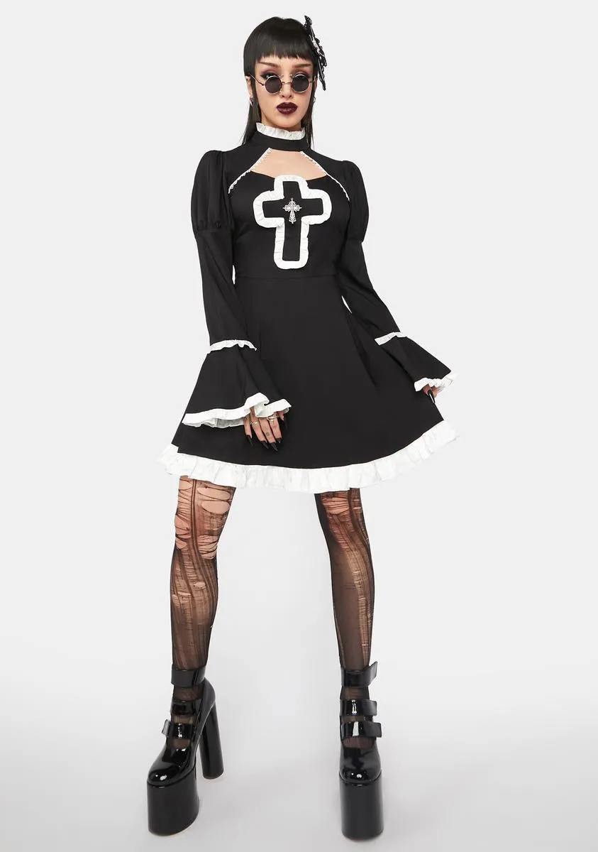 Gothic Cross Doll Dress sold by Dolls Kill product image thumbnail 3