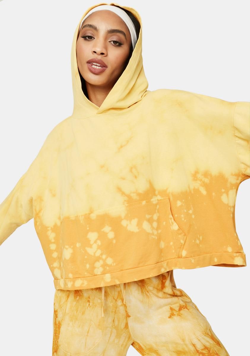 Riding High Tie Dye Knit Hoodie sold by Dolls Kill product image thumbnail 2