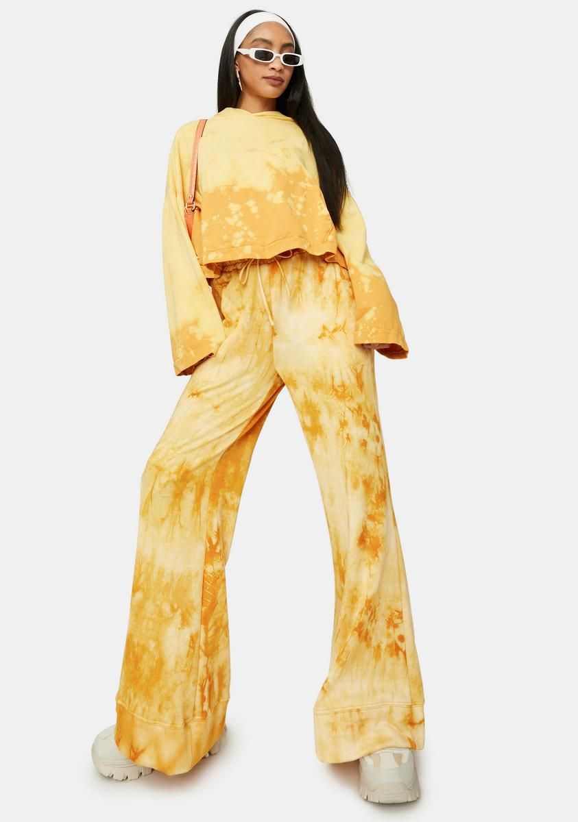 Riding High Tie Dye Knit Hoodie sold by Dolls Kill product image thumbnail 3