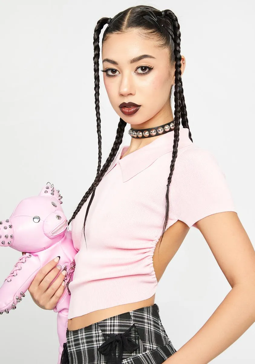 Amaze Me Open Back Crop Top sold by Dolls Kill product image thumbnail 3