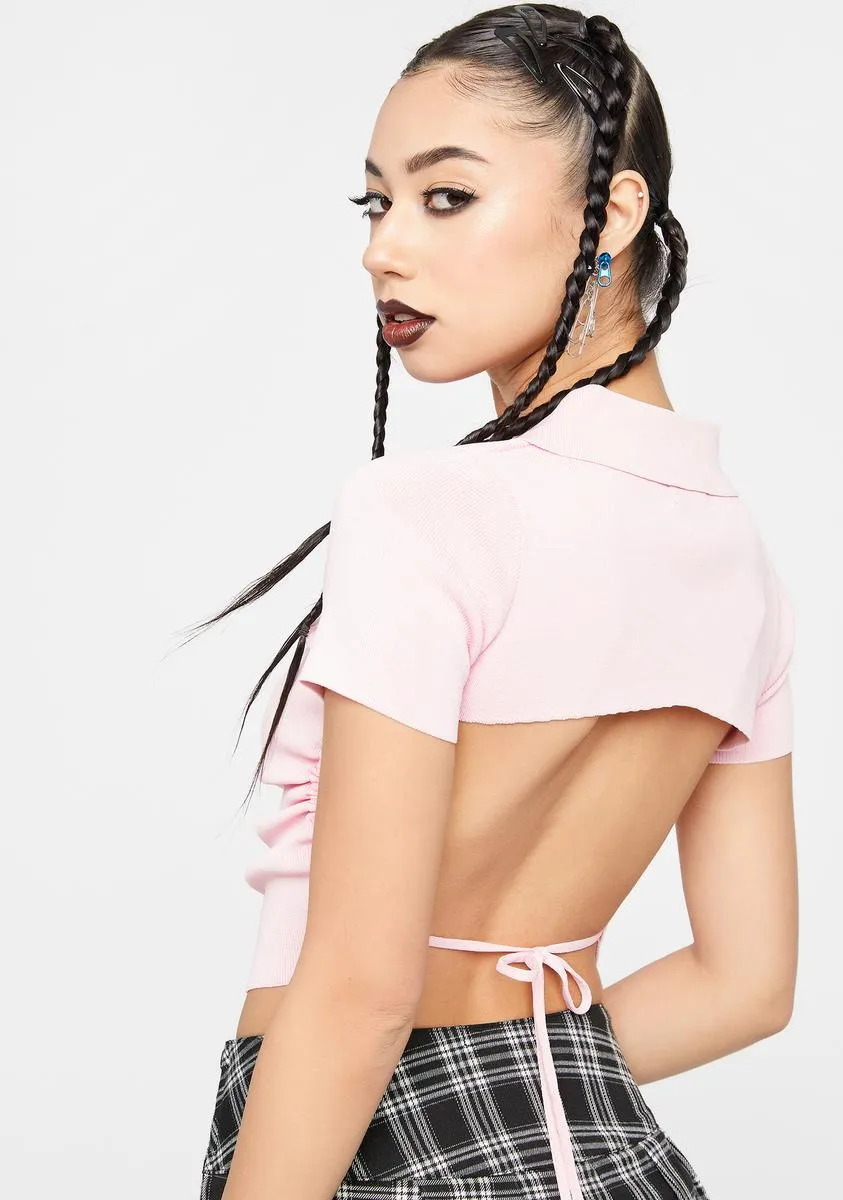 Amaze Me Open Back Crop Top sold by Dolls Kill product image thumbnail 2