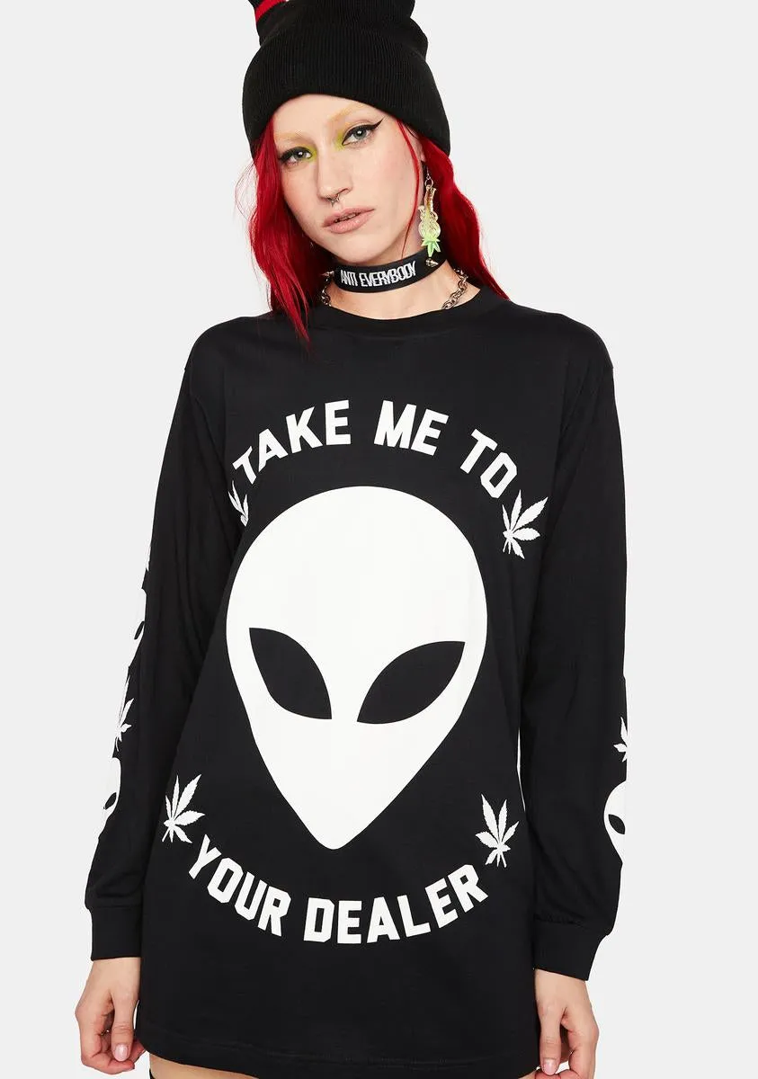 Take Me To Your Dealer Graphic Tee sold by Dolls Kill