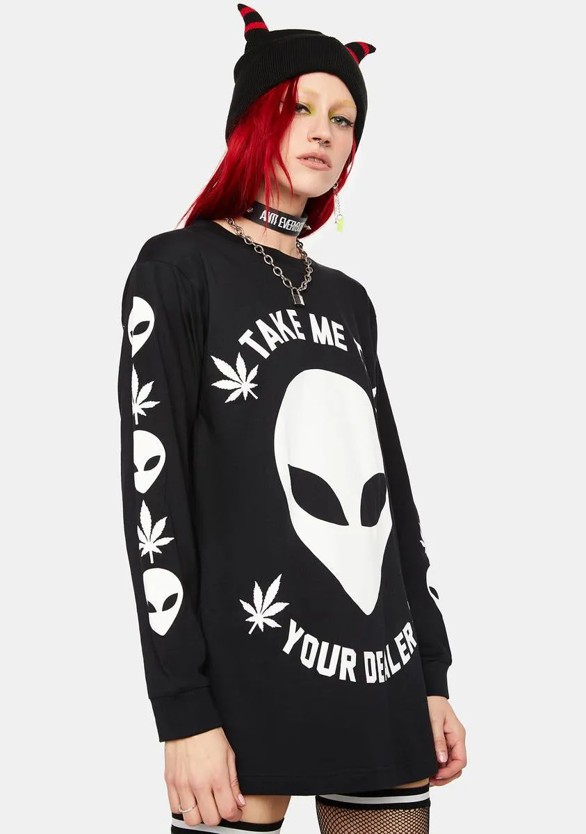 Take Me To Your Dealer Graphic Tee sold by Dolls Kill product image thumbnail 2