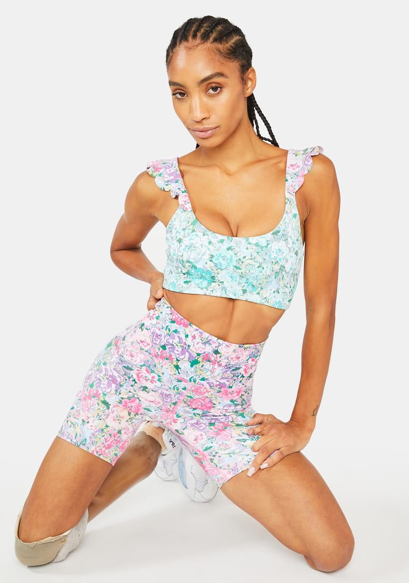 Waterfall Peony Audrey Top sold by Dolls Kill