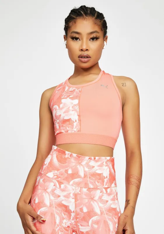 Georgia Peach Untamed Cropped Training Tank sold by Dolls Kill