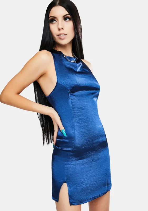 Demitri Satin Mini Dress sold by Dolls Kill