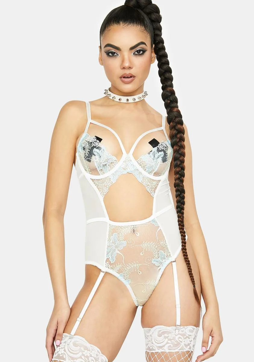 Mind Games Cut Out Teddy sold by Dolls Kill