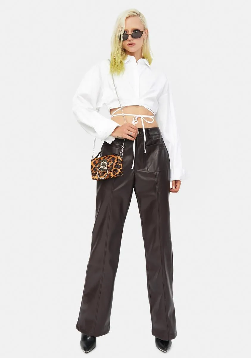 Hideaway Crop Shirt sold by Dolls Kill product image thumbnail 3