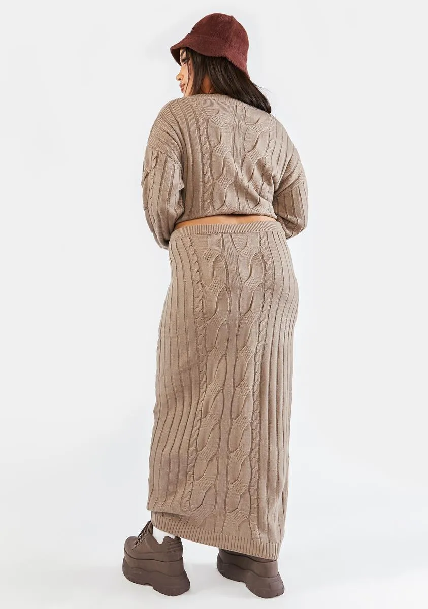 Plus Signed And Delivered Knit Skirt Set sold by Dolls Kill product image thumbnail 4