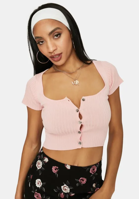 Kiss Make Your Choice Crop Top sold by Dolls Kill