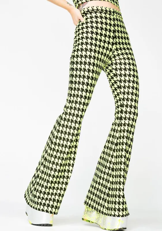 Yellow Hound Dawg Farrah Flares sold by Dolls Kill