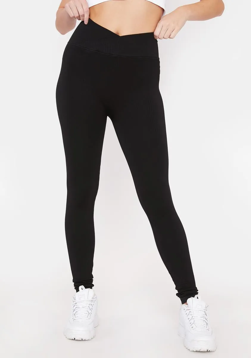 Night Get Lucky High Waist Leggings sold by Dolls Kill