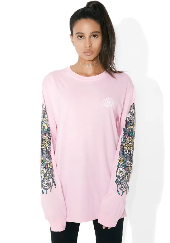 Wildflower Long Sleeve Tee sold by Dolls Kill