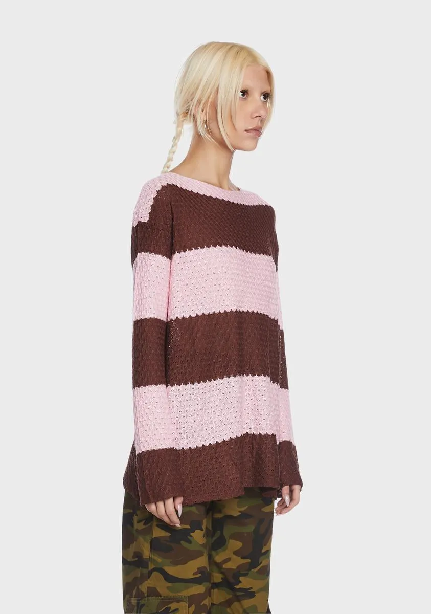 Striped Knit Jumper sold by Dolls Kill product image thumbnail 2