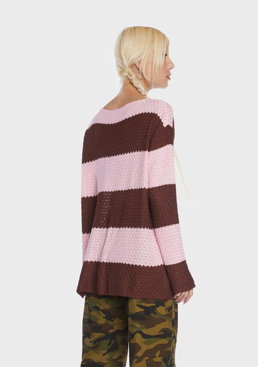 Striped Knit Jumper sold by Dolls Kill product image thumbnail 4