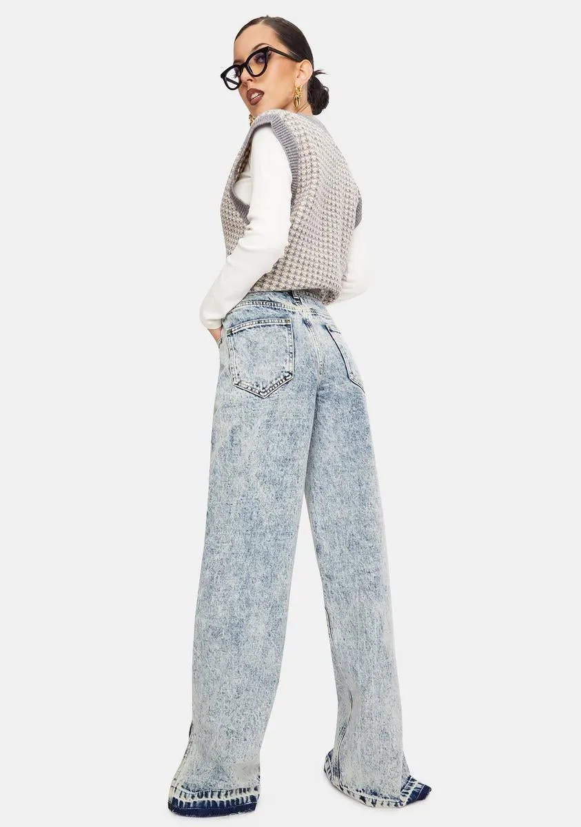 Kellie Wide Leg Jeans sold by Dolls Kill product image thumbnail 4