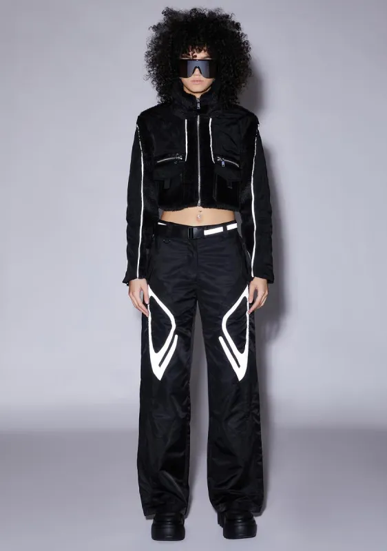 Future Couture Reflective Pants sold by Dolls Kill