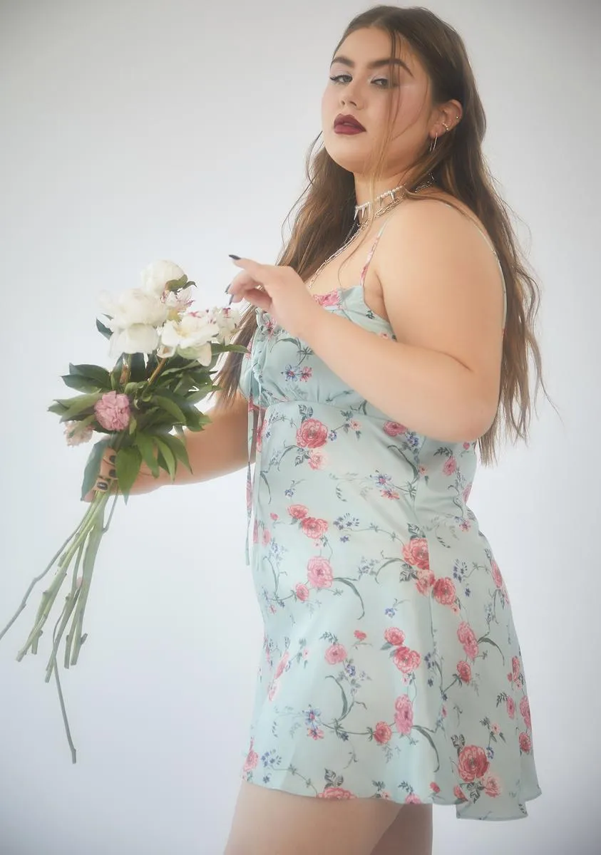 Plus Ivy Can’t Be Just Friends Floral Mini Dress sold by Dolls Kill product image thumbnail 2